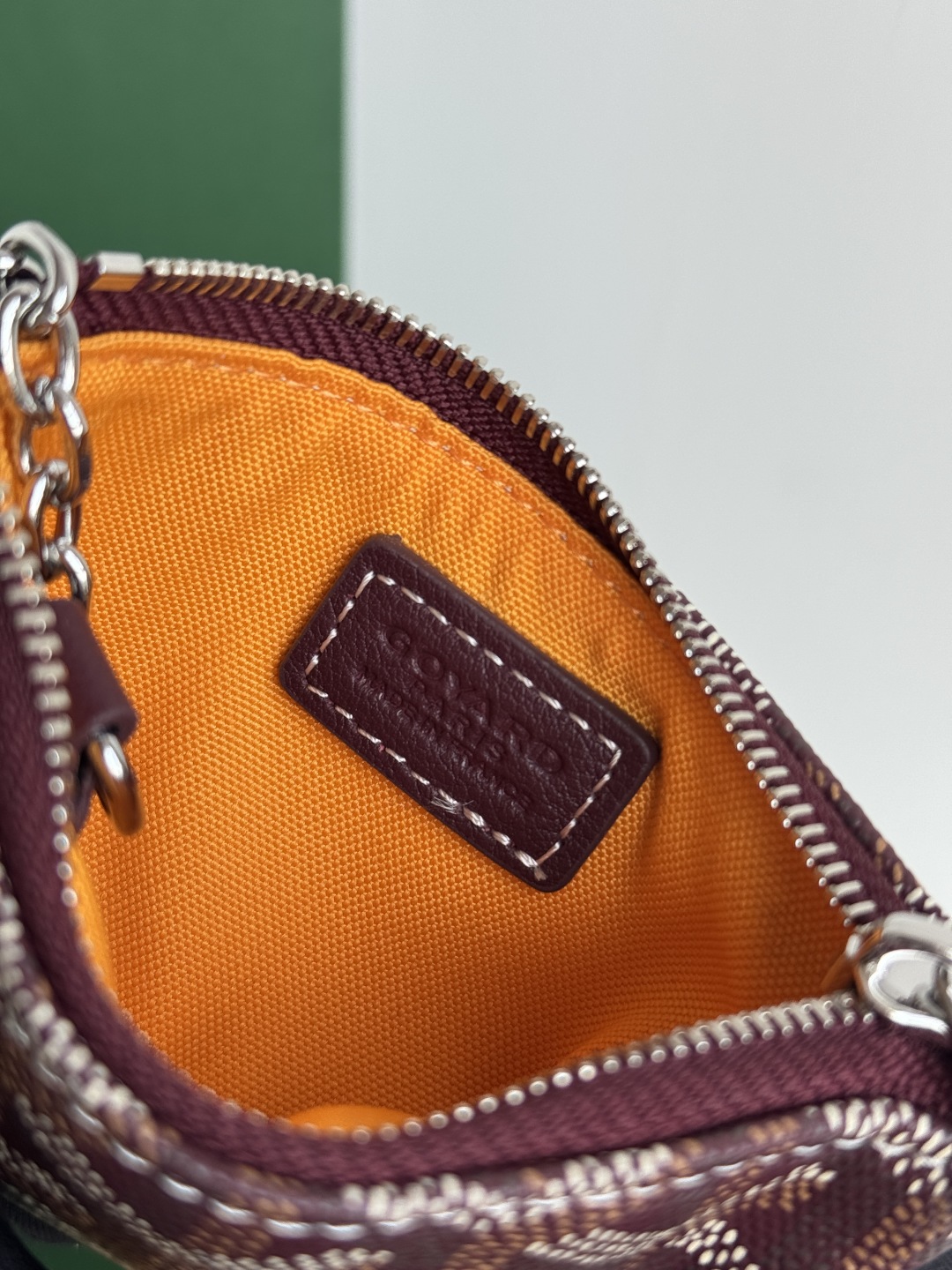 Goyard Sénat Nano Key Pouch Cardholder,Brown, 9 cm x 1 cm x 13 cm 8 cmp i1749210410455 8787 0 7
