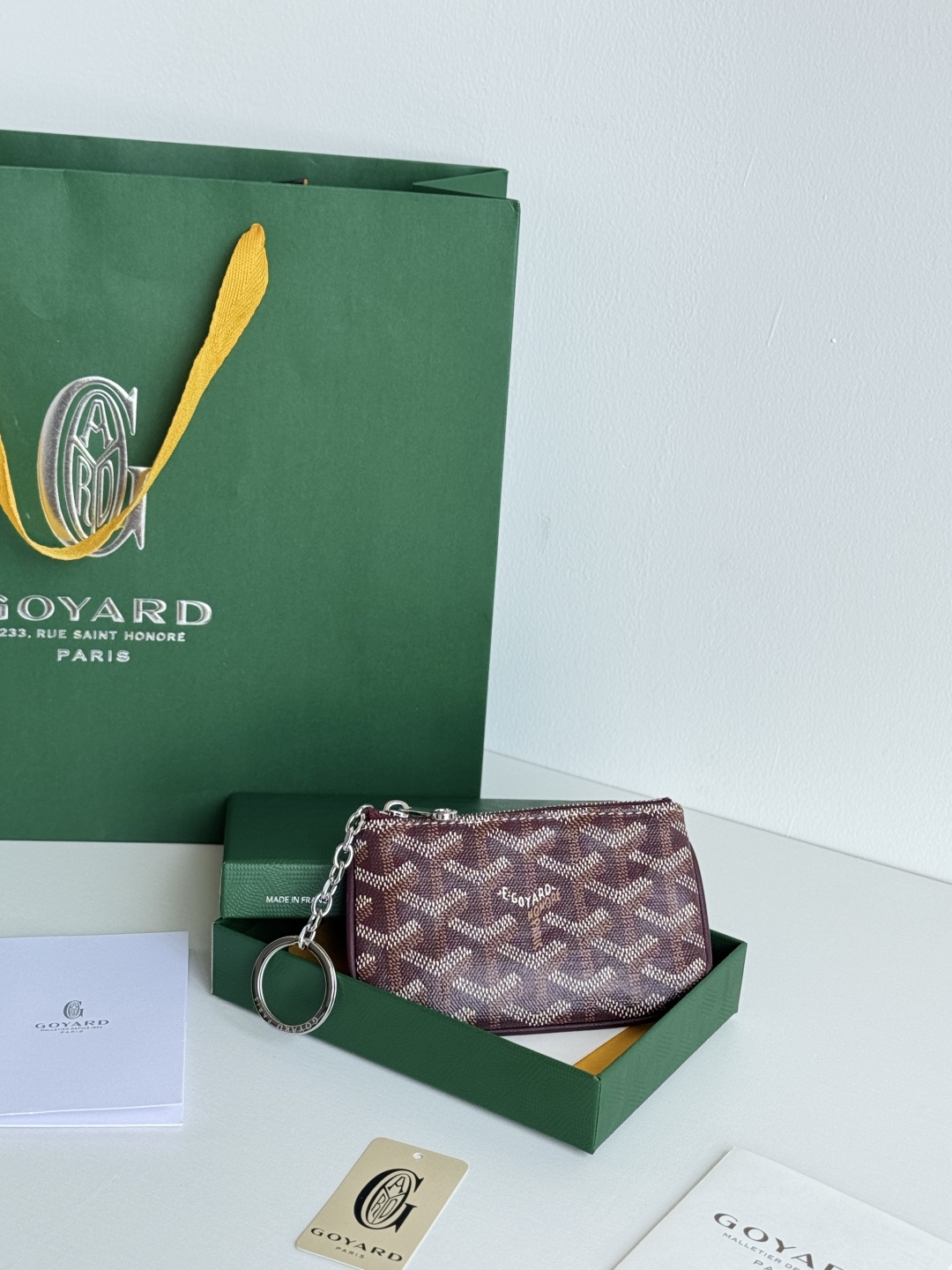 Goyard Sénat Nano Key Pouch Cardholder,Brown, 9 cm x 1 cm x 13 cm 1 cmp i1749210412713 1997 0 0