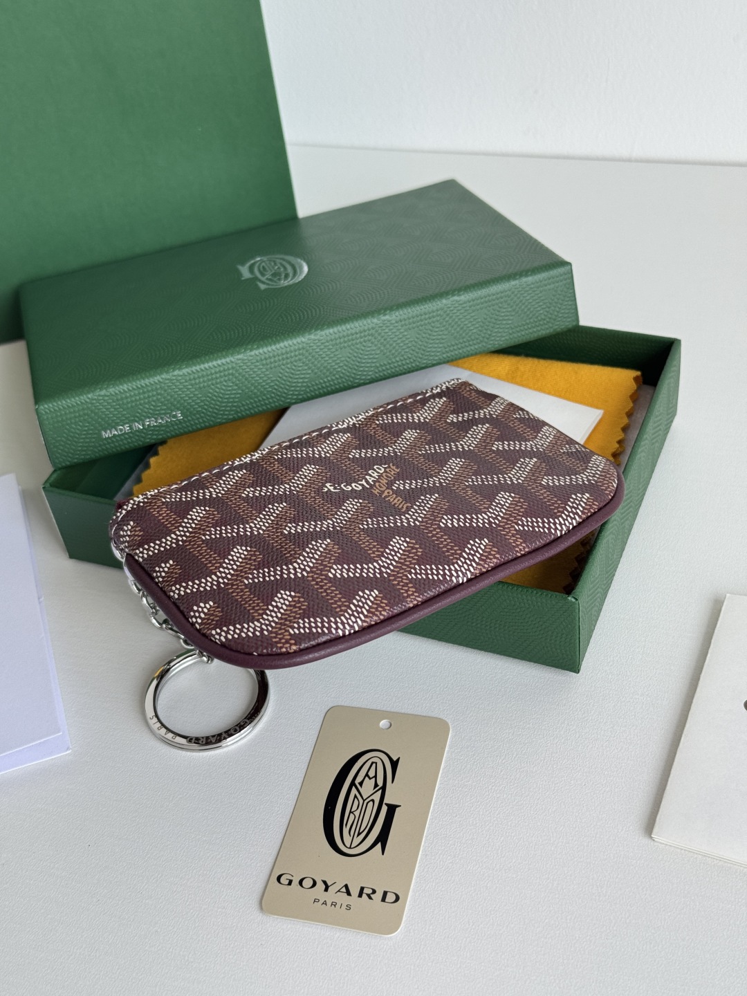 Goyard Sénat Nano Key Pouch Cardholder,Brown, 9 cm x 1 cm x 13 cm 5 cmp i1749210413120 8765 0 4