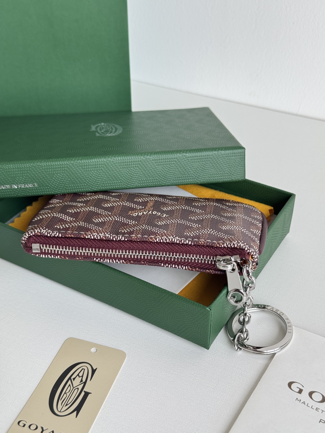Goyard Sénat Nano Key Pouch Cardholder,Brown, 9 cm x 1 cm x 13 cm 4 cmp i1749210413125 9971 0 3