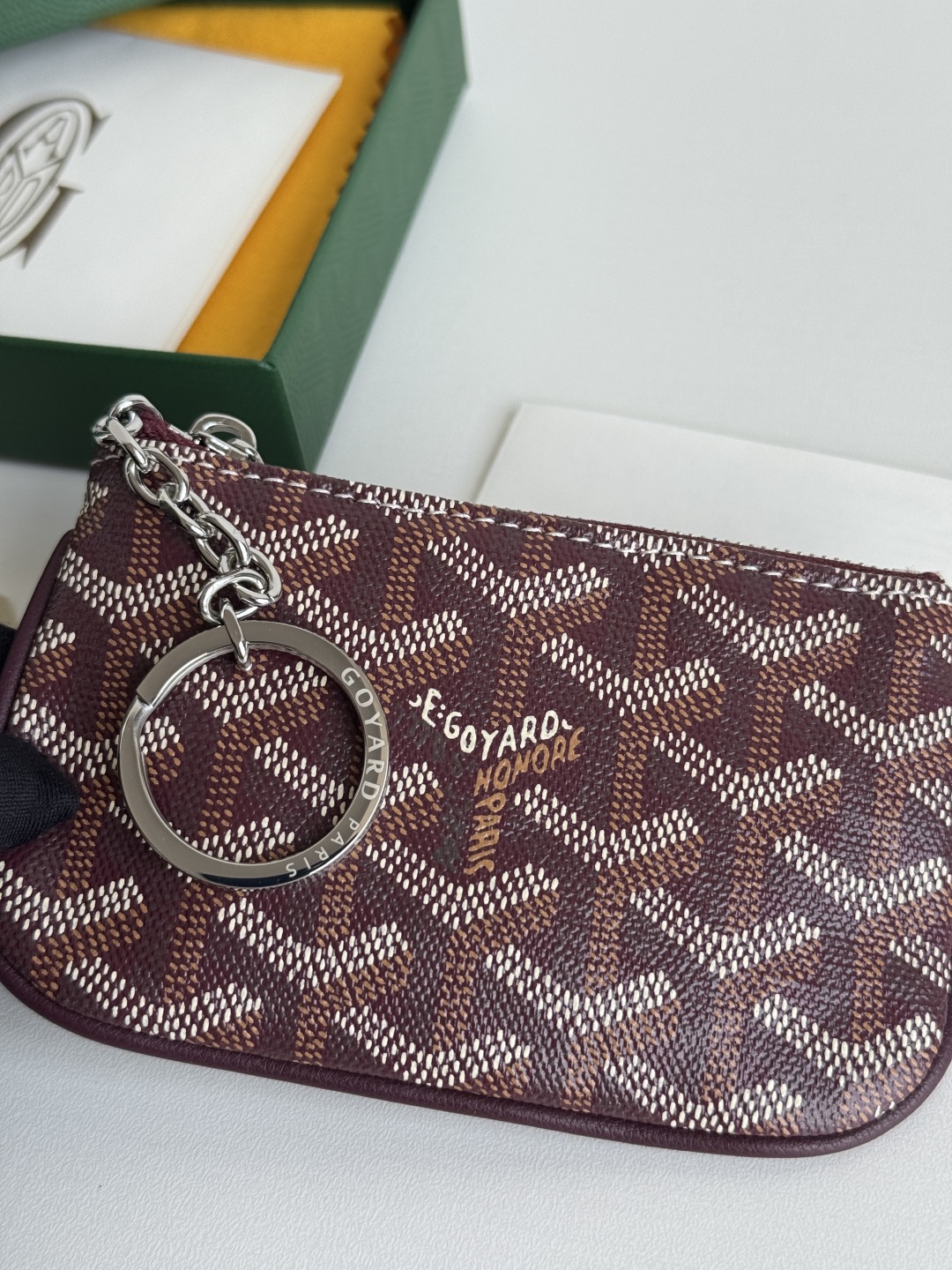 Goyard Sénat Nano Key Pouch Cardholder,Brown, 9 cm x 1 cm x 13 cm 6 cmp i1749210413148 2702 0 5