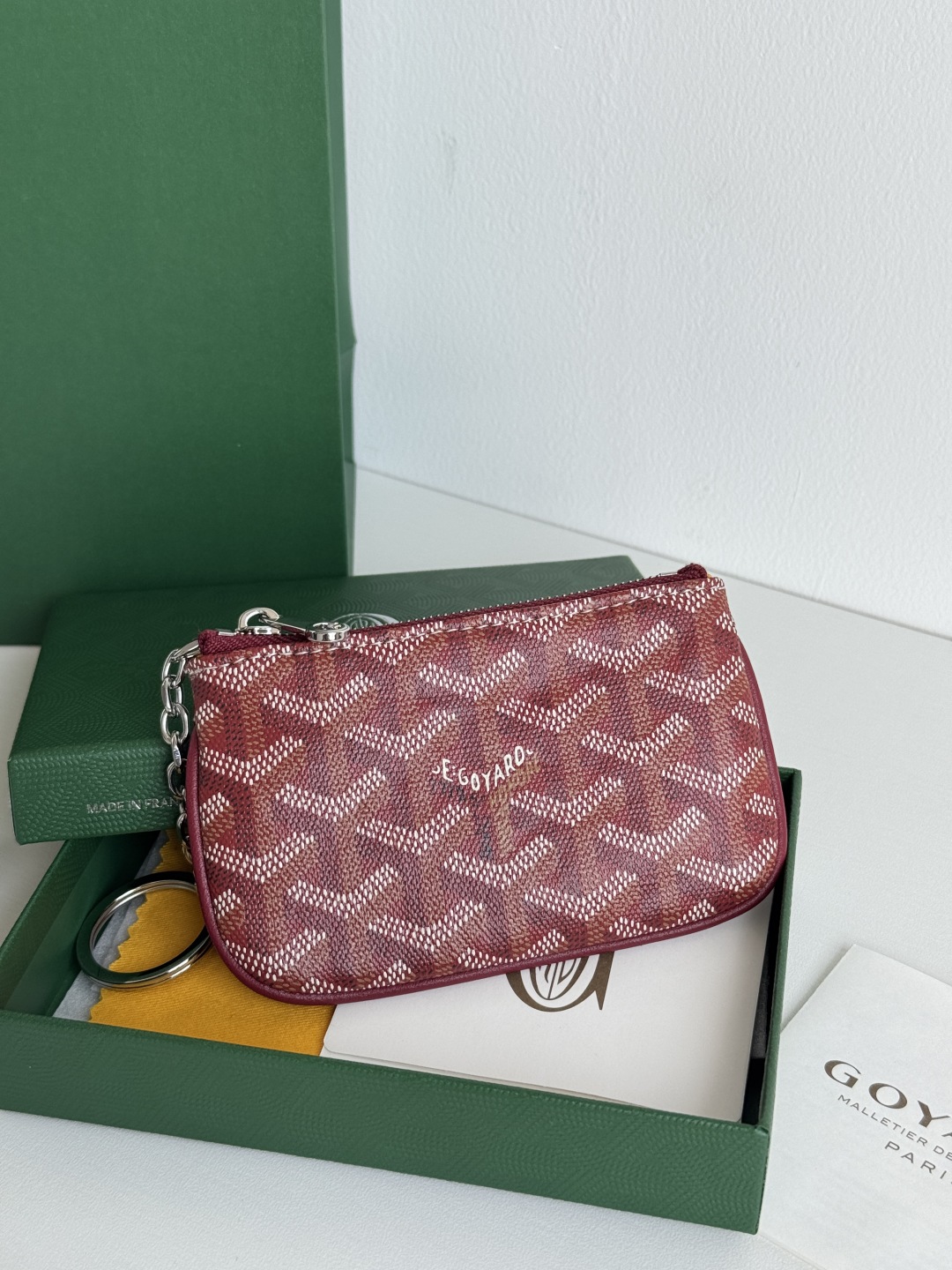 Goyard Sénat Nano Burgundy Key Pouch/Cardholder - Compact & Secure 2 cmp i1749210597757 1612 0 1