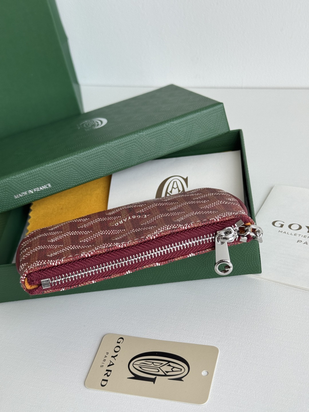 Goyard Sénat Nano Burgundy Key Pouch/Cardholder - Compact & Secure 4 cmp i1749210599758 7331 0 3