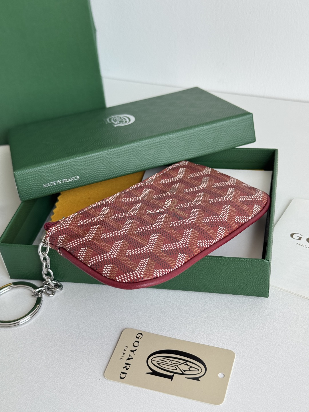 Goyard Sénat Nano Burgundy Key Pouch/Cardholder - Compact & Secure 5 cmp i1749210601696 6089 0 4
