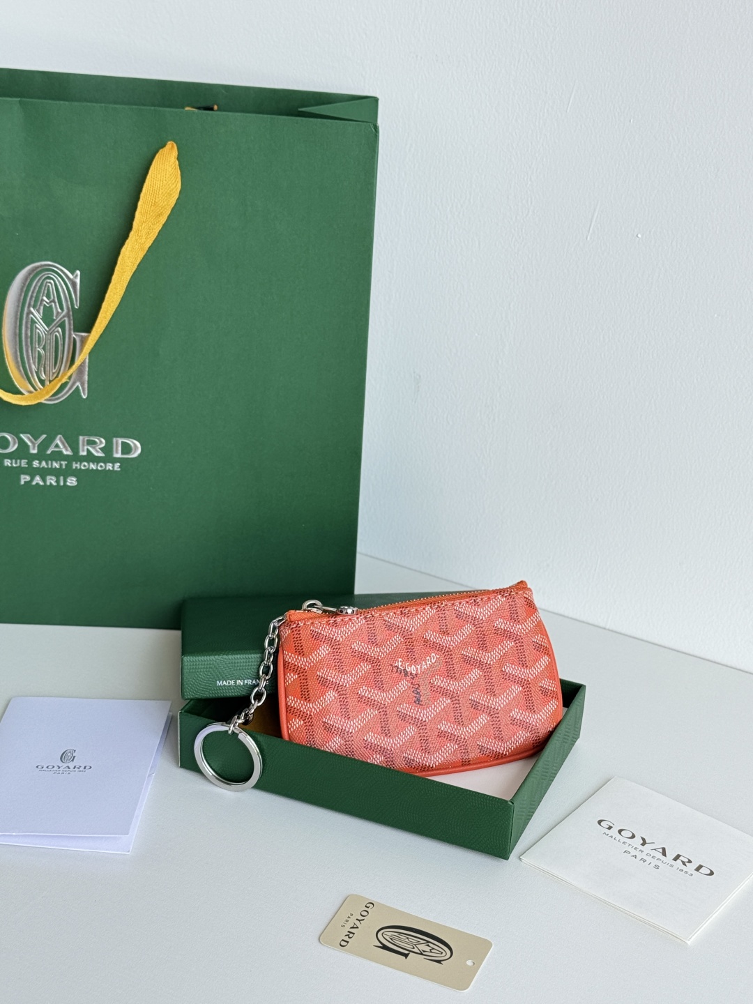 Goyard Sénat Nano Key Pouch, Orange Cardholder, 9 cm x 13 cm 1 cmp i1749210626797 544 0 0