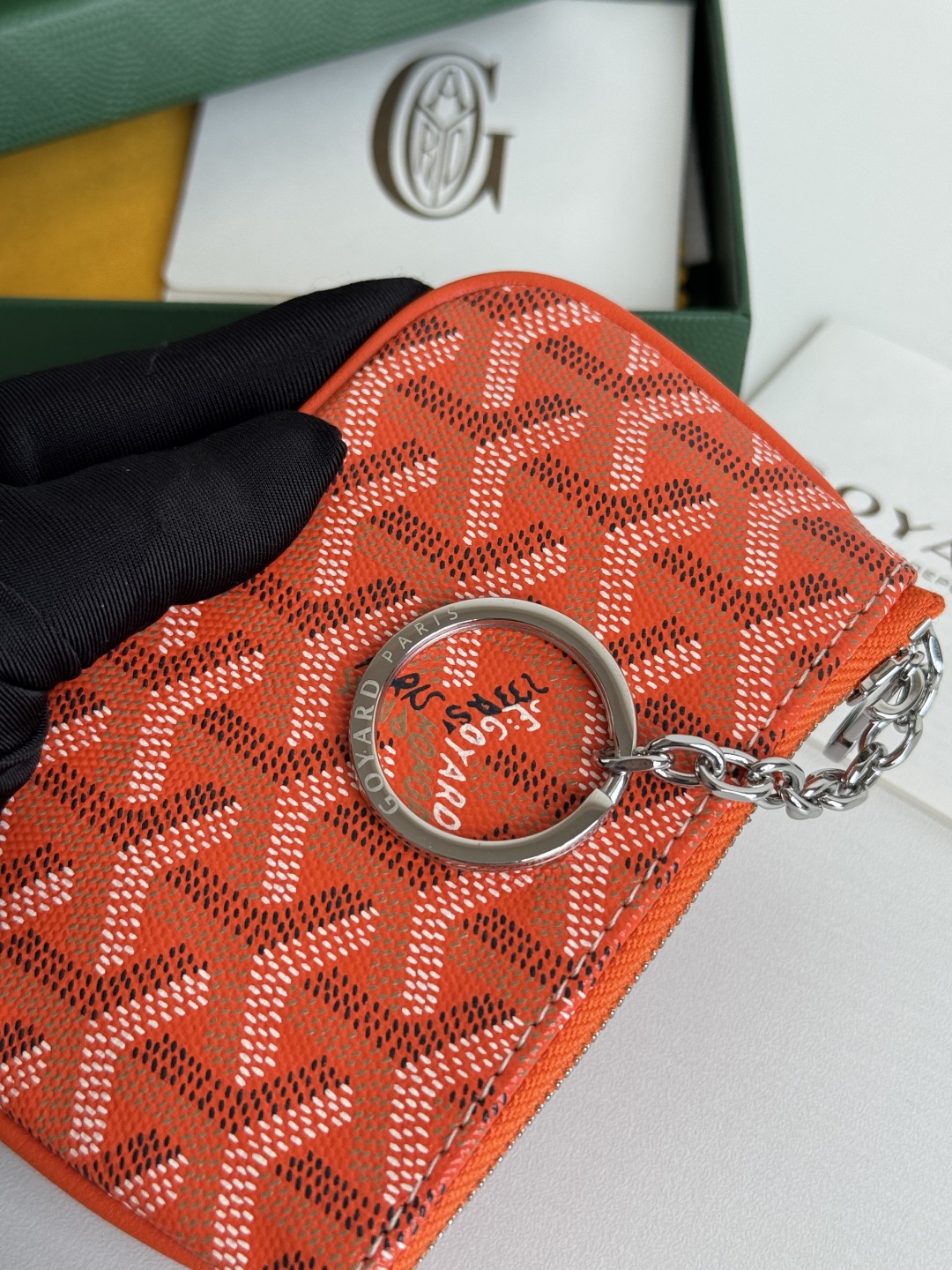 Goyard Sénat Nano Key Pouch, Orange Cardholder, 9 cm x 13 cm 7 cmp i1749210627438 7668 0 6
