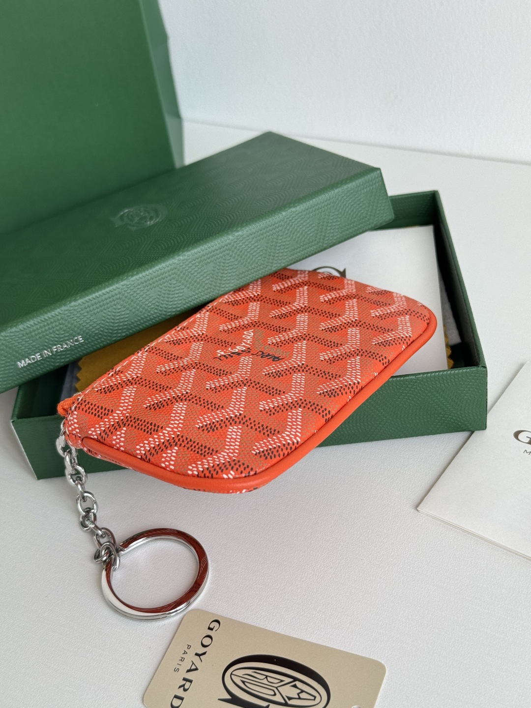 Goyard Sénat Nano Key Pouch, Orange Cardholder, 9 cm x 13 cm 5 cmp i1749210628891 7644 0 4