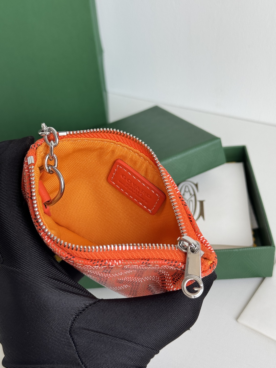 Goyard Sénat Nano Key Pouch, Orange Cardholder, 9 cm x 13 cm 8 cmp i1749210628892 1513 0 7
