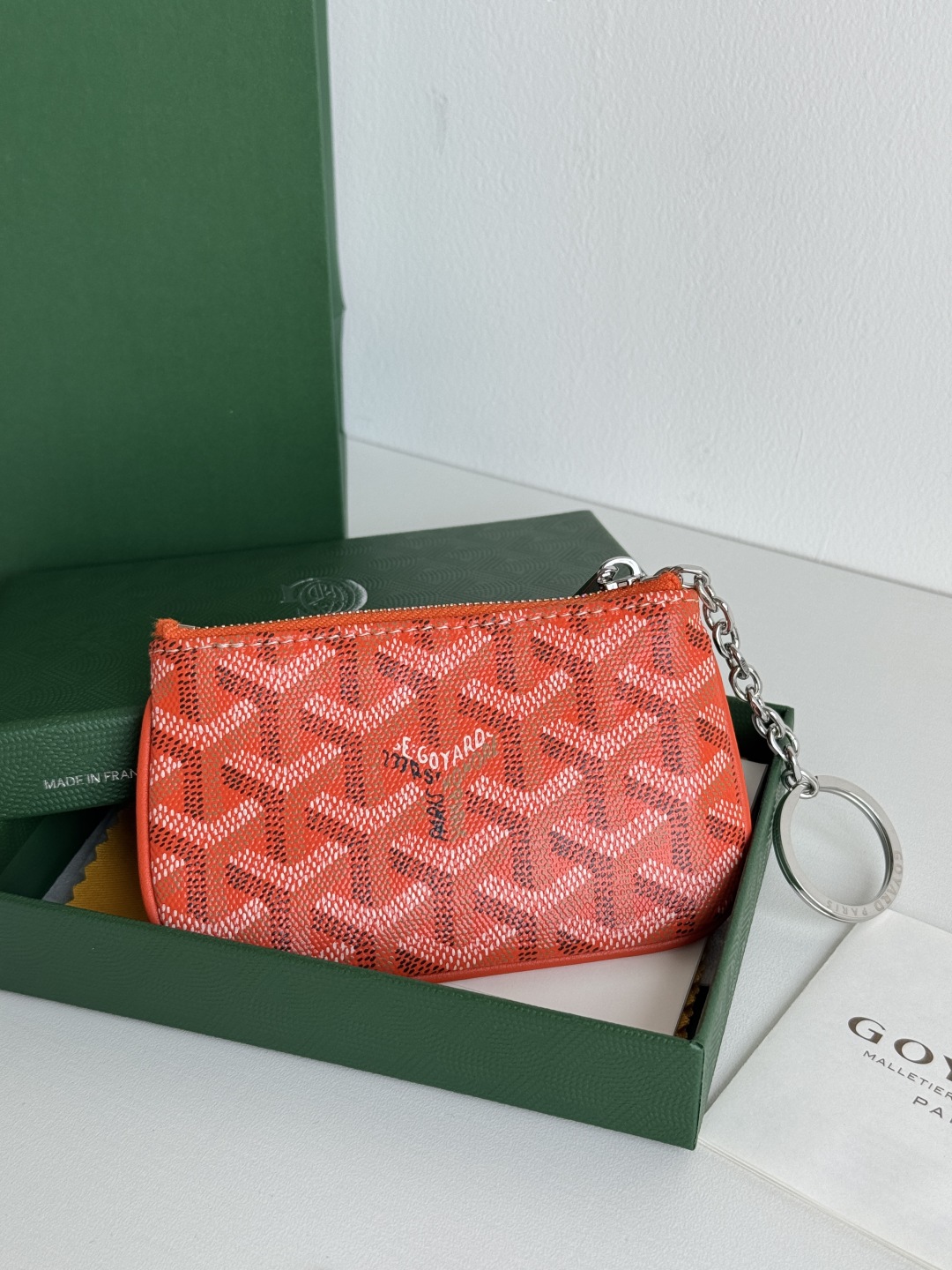 Goyard Sénat Nano Key Pouch, Orange Cardholder, 9 cm x 13 cm 2 cmp i1749210628896 6610 0 1