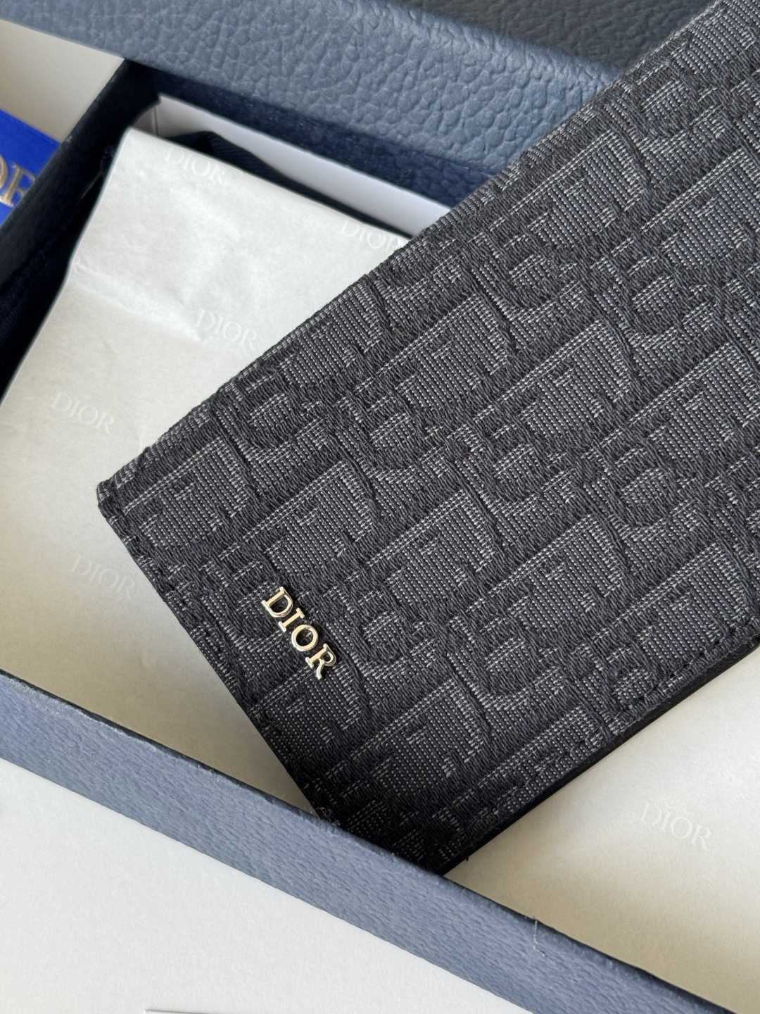 Dior 米色和黑色 Oblique 印花面料