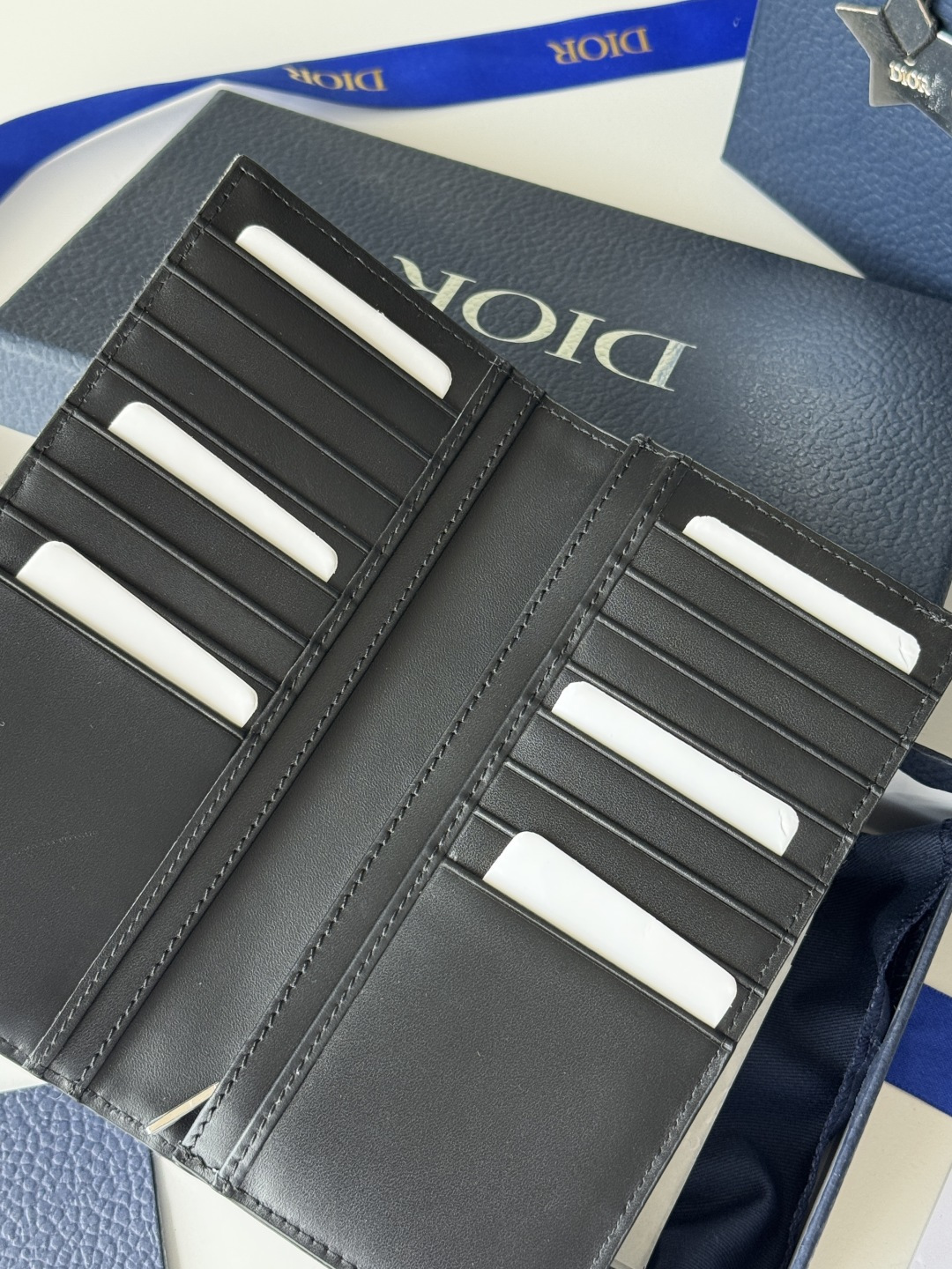 Dior 米色和黑色 Oblique 印花面料