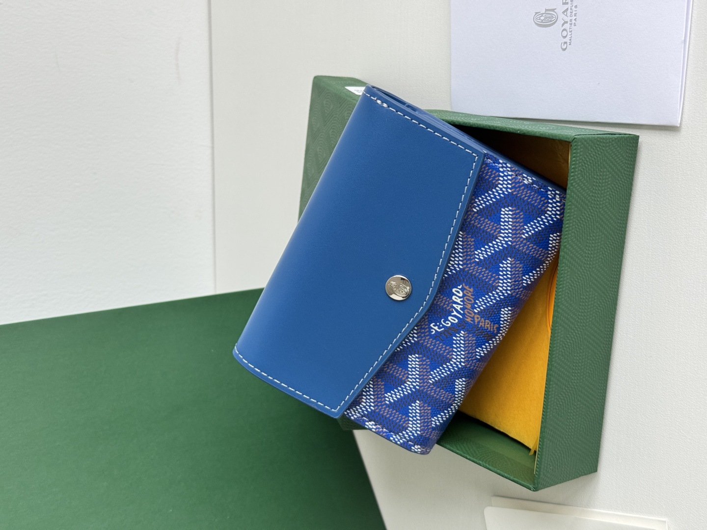 Goyard Saint-Gabriel Blue Goyardine Canvas and Leather Trifold Wallet 3 cmp i1752306342180 6783 0 1