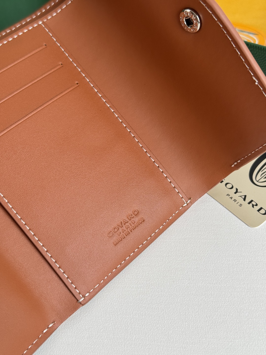 Goyard Saint-Gabriel Tri-Fold Wallet in Goyardine Canvas and Calfskin Leather 9 cmp i1752306446368 2050 0 7