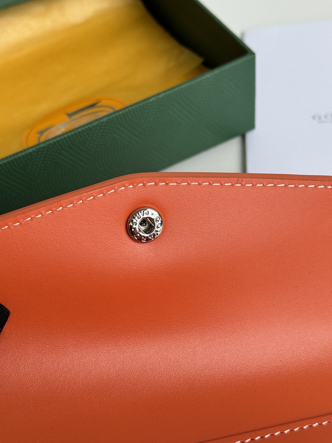 Goyard Saint-Gabriel Orange Wallet - Card Holder, Compact Trifold Design 11 cmp i1752306537897 4065 0 9