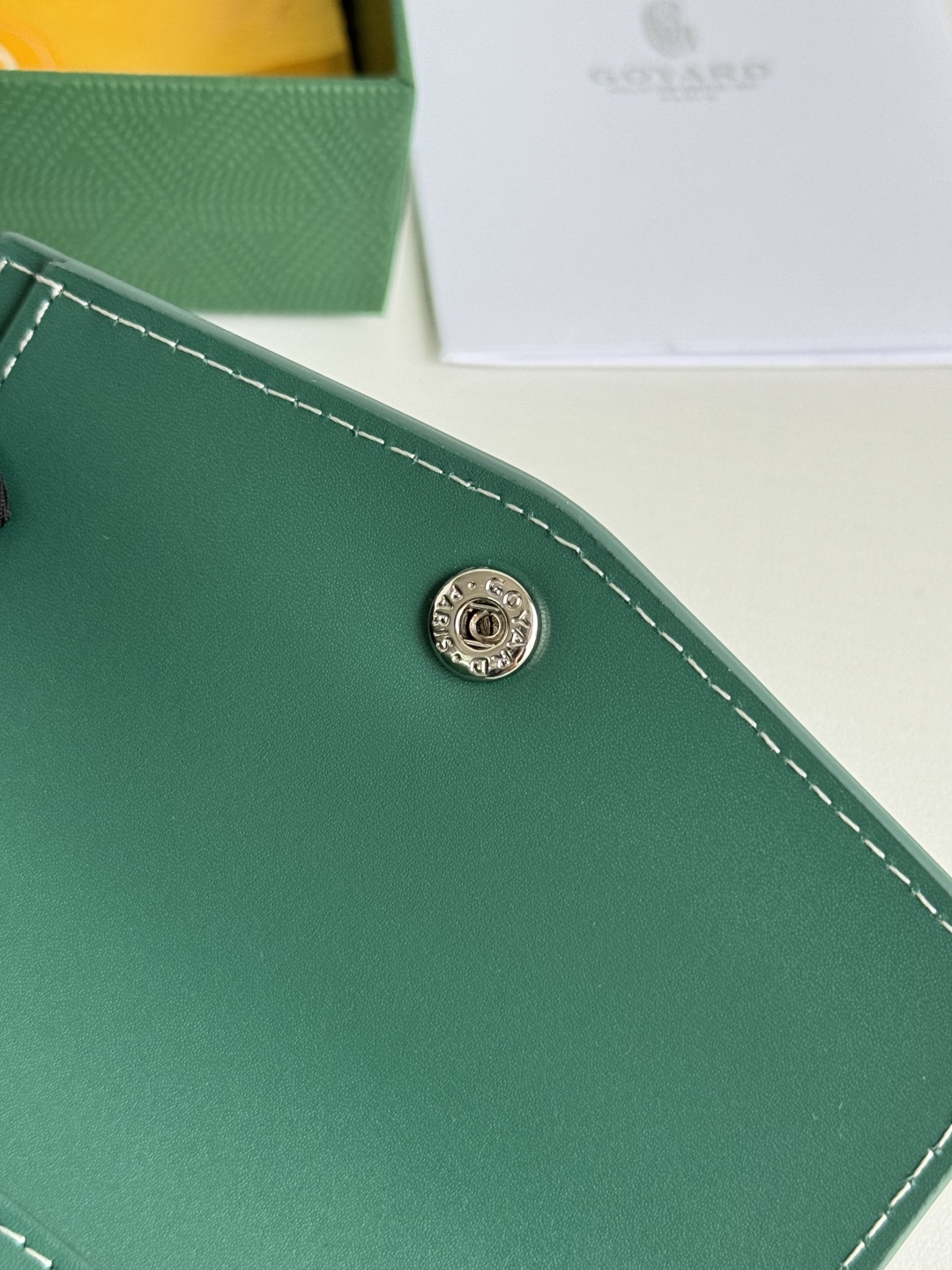 Goyard Saint-Gabriel Green Tri-Fold Wallet Card Holder Key Pouch 10 cmp i1752306618839 7449 0 9