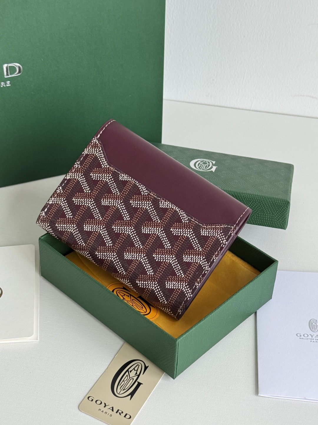 Goyard Saint-Gabriel Tri-Fold Wallet in Goyardine Canvas and Calfskin Leather 3 cmp i1752306817090 8306 0 2