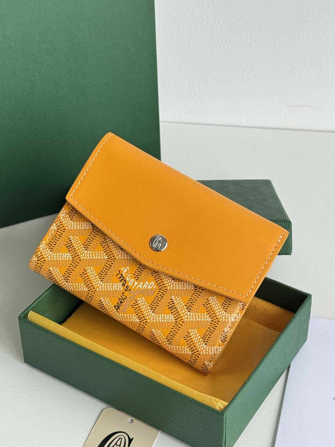 Goyard Saint-Gabriel Yellow Wallet Key Pouch Card Holder in Goyardine Canvas 3 cmp i1752308423999 9161 0 1