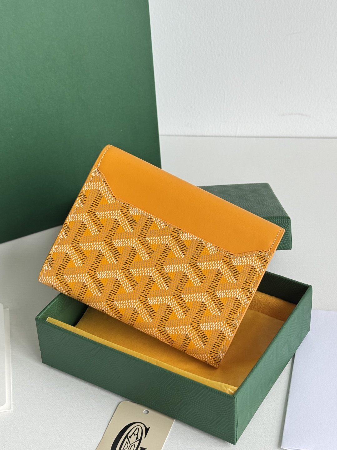 Goyard Saint-Gabriel Yellow Wallet Key Pouch Card Holder in Goyardine Canvas 4 cmp i1752308428778 6420 0 2