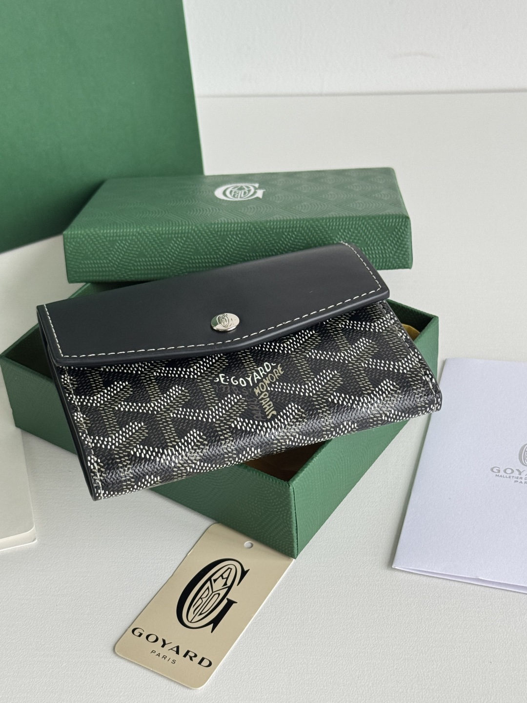 Goyard Saint-Gabriel Tri-Fold Wallet in Goyardine Canvas & Calfskin Leather 6 cmp i1752308559853 2998 0 4