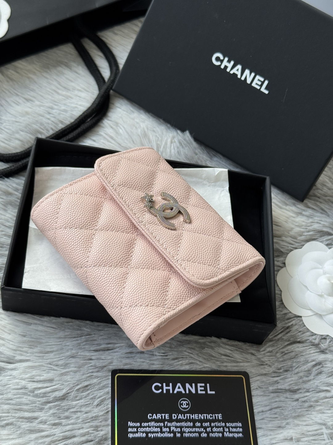 秋季五角星デザインの高品質三折財布