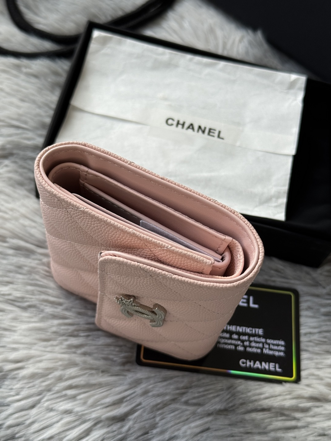 秋季五角星デザインの高品質三折財布