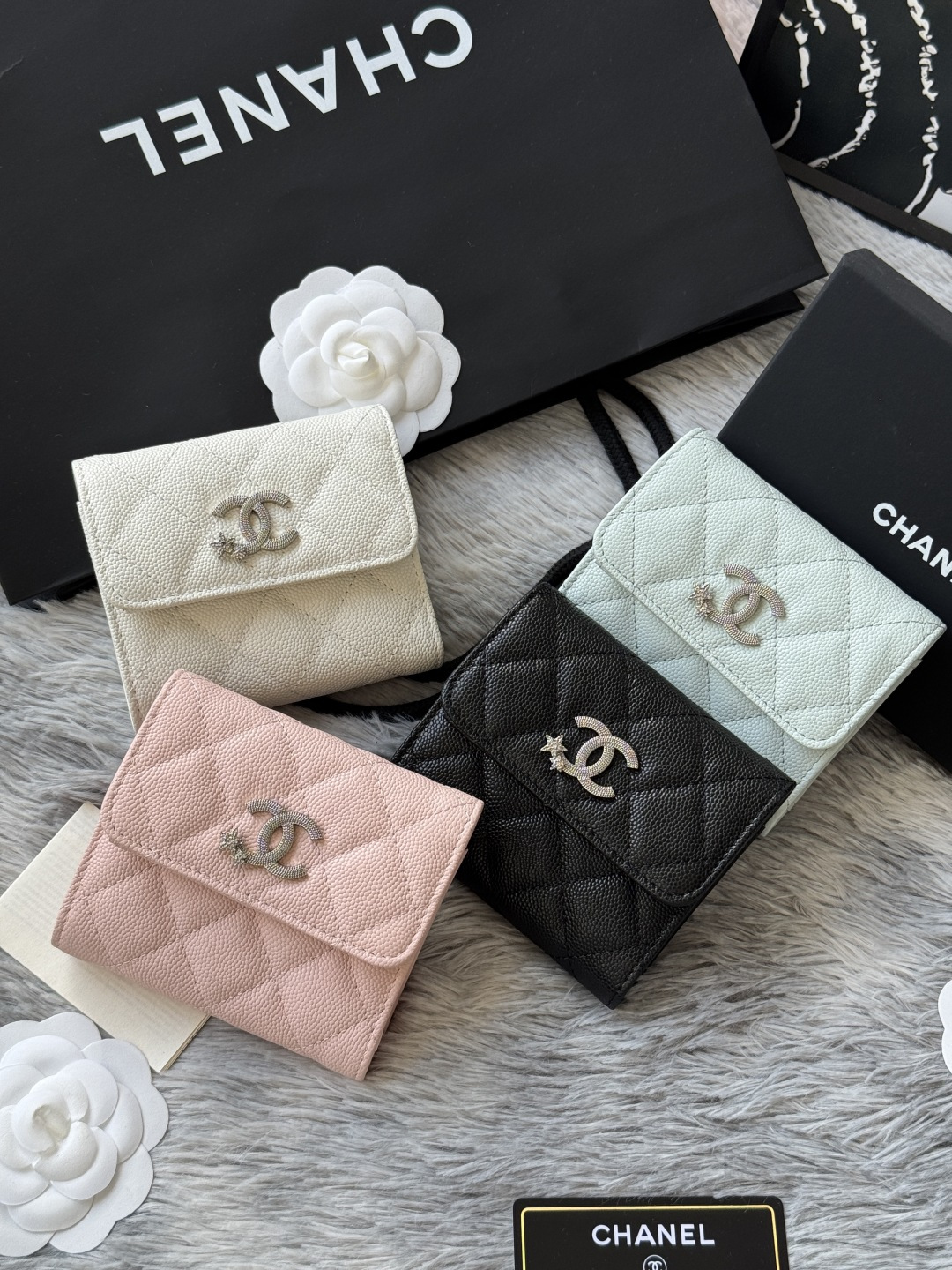 NO:584492,New three-fold wallet, shipped in four colors, Chanel wallet, chanel, wallets19860909新款 三折钱包  四色出货,香奈儿钱包,chanel,wallets,Bag