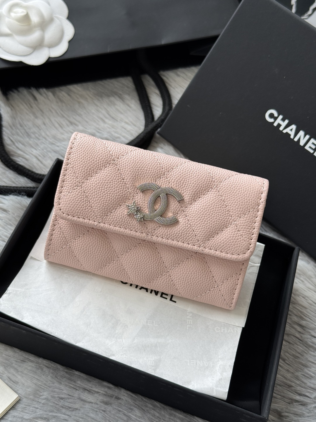 Chanel 升级版小香2025 秋季 新品 两折卡包