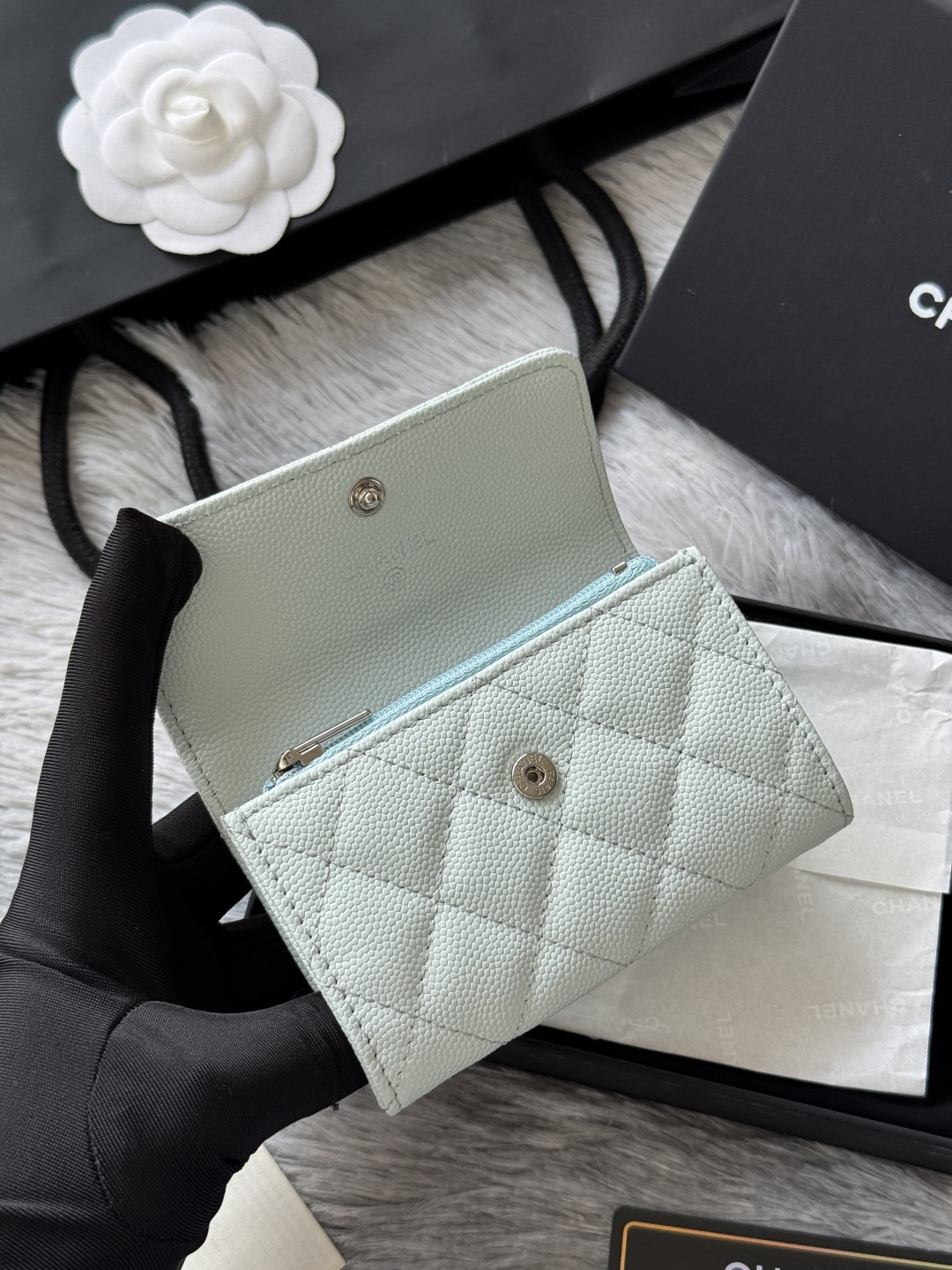 Chanel 升级版小香2025 秋季 新品 两折卡包