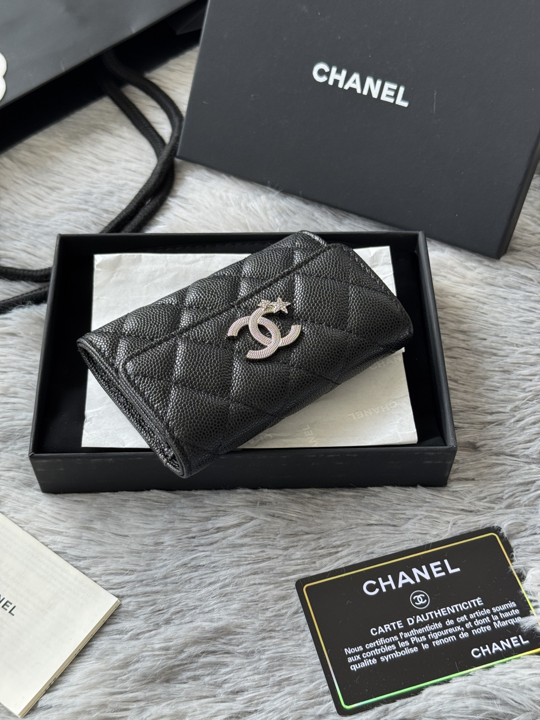 Chanel 升级版小香2025 秋季 新品 两折卡包