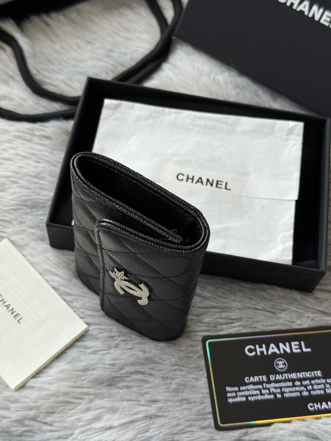 Chanel 升级版小香2025 秋季 新品 两折卡包