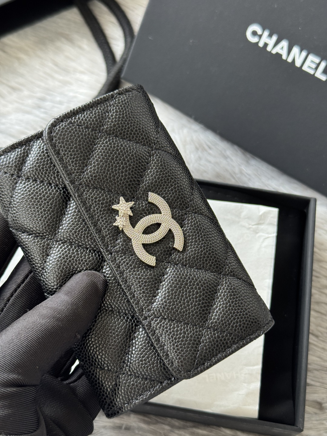Chanel 升级版小香2025 秋季 新品 两折卡包
