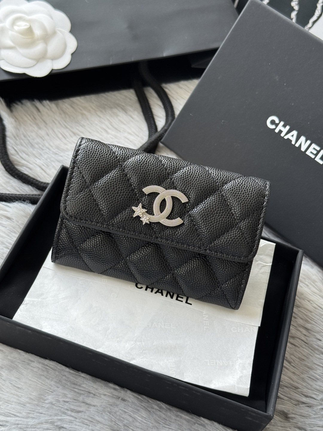 Chanel 升级版小香2025 秋季 新品 两折卡包