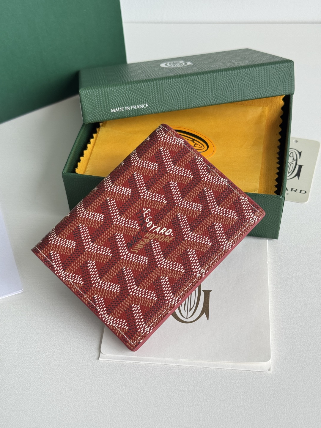 Saint-Marc カードケース - 高品質な頭層牛皮製