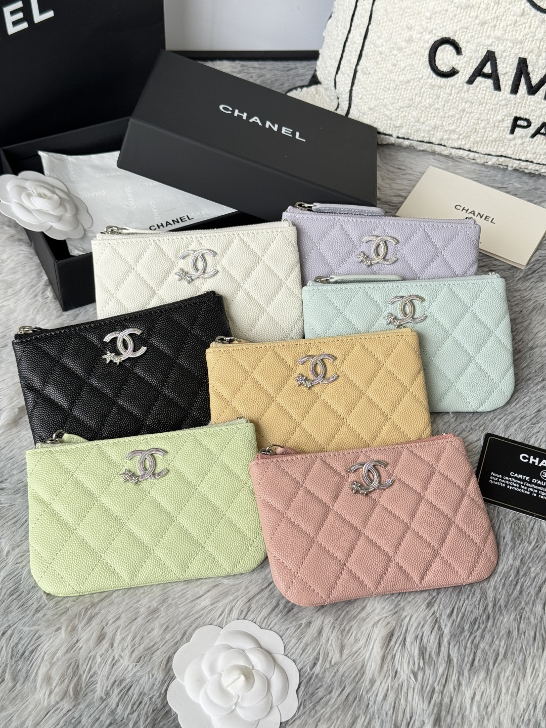 NO:602558,25b star diamond AB seven colors, combination chart, Chanel wallet, chanel, wallets1986090925b星星钻 AB 七个颜色,组合图,香奈儿钱包,chanel,wallets,Bag