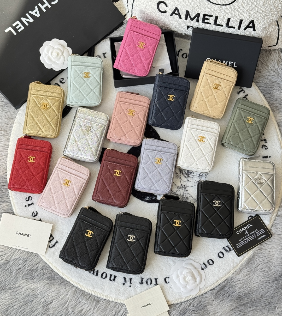 NO:619001,Xiaoxiang Dopamine candy color new color on the shelves A1650Y 18 colors combination picture, Chanel wallet, chanel, wallets19860909小香多巴胺 糖果色 新色上架中 A1650Y 18个颜色 组合图,香奈儿钱包,chanel,wallets,Bag