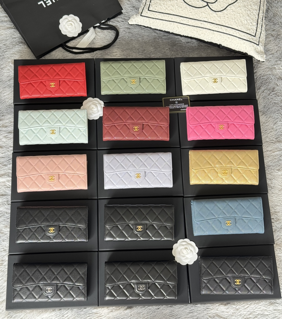 NO:619035,80758 combination picture 15 colors, Chanel wallet, chanel, wallets1986090980758 组合图 15个颜色,香奈儿钱包,chanel,wallets,Bag