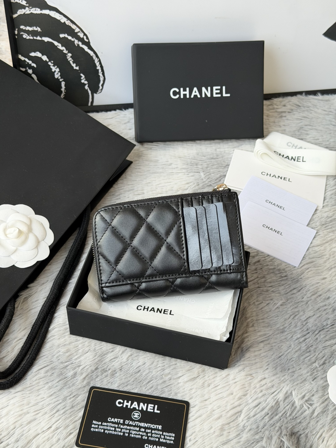 Chanel CHANEL 7字型单拉卡包