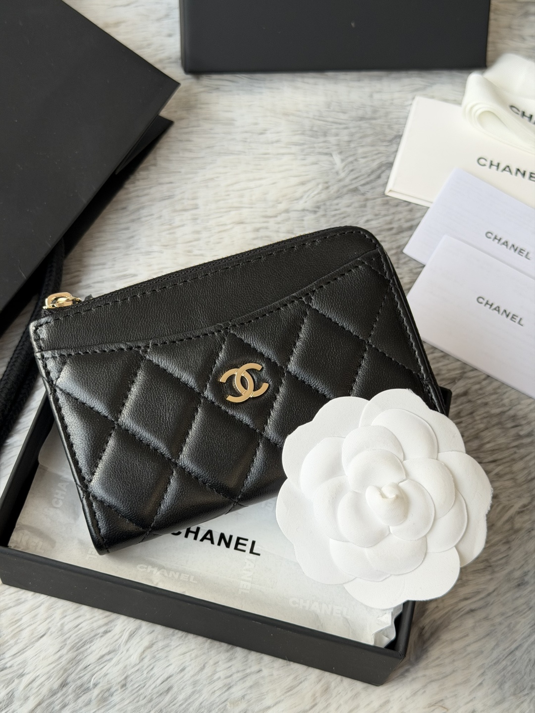 Chanel CHANEL 7字型单拉卡包