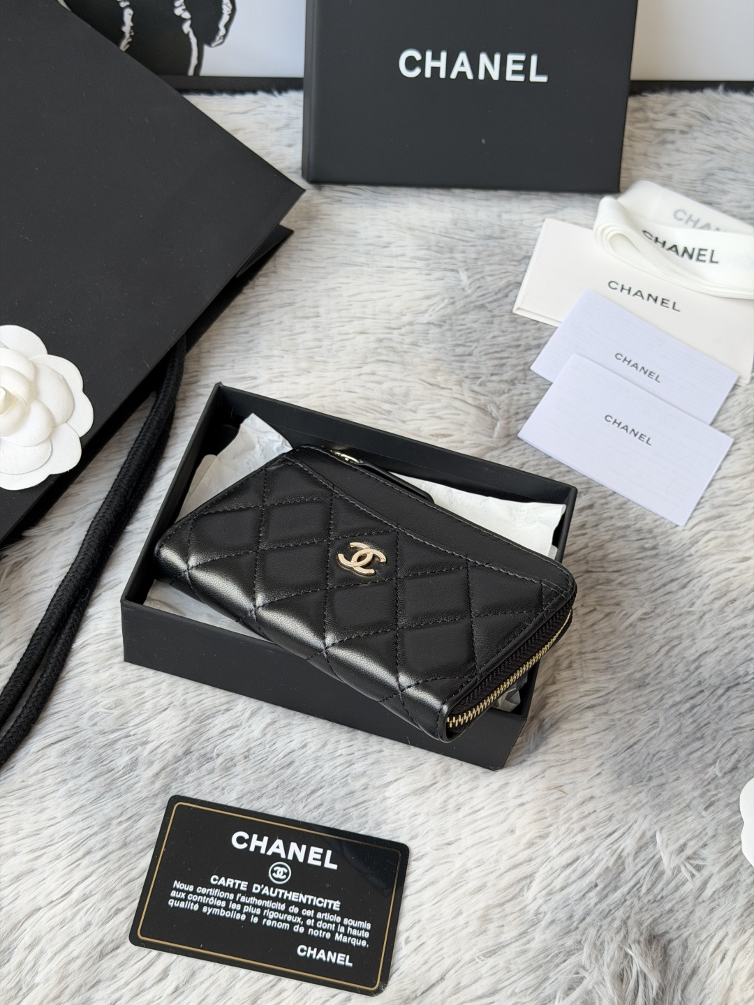 Chanel CHANEL 7字型单拉卡包