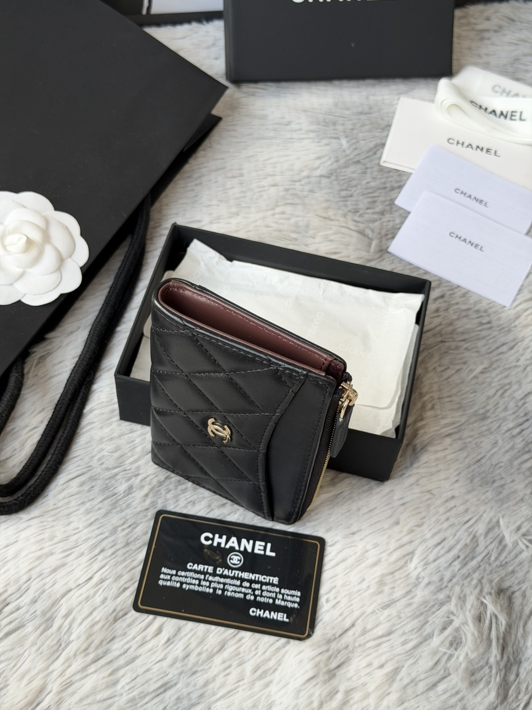 Chanel CHANEL 7字型单拉卡包