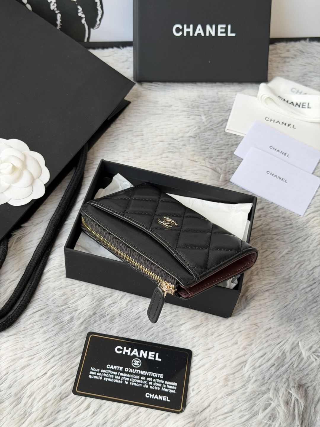 Chanel CHANEL 7字型单拉卡包