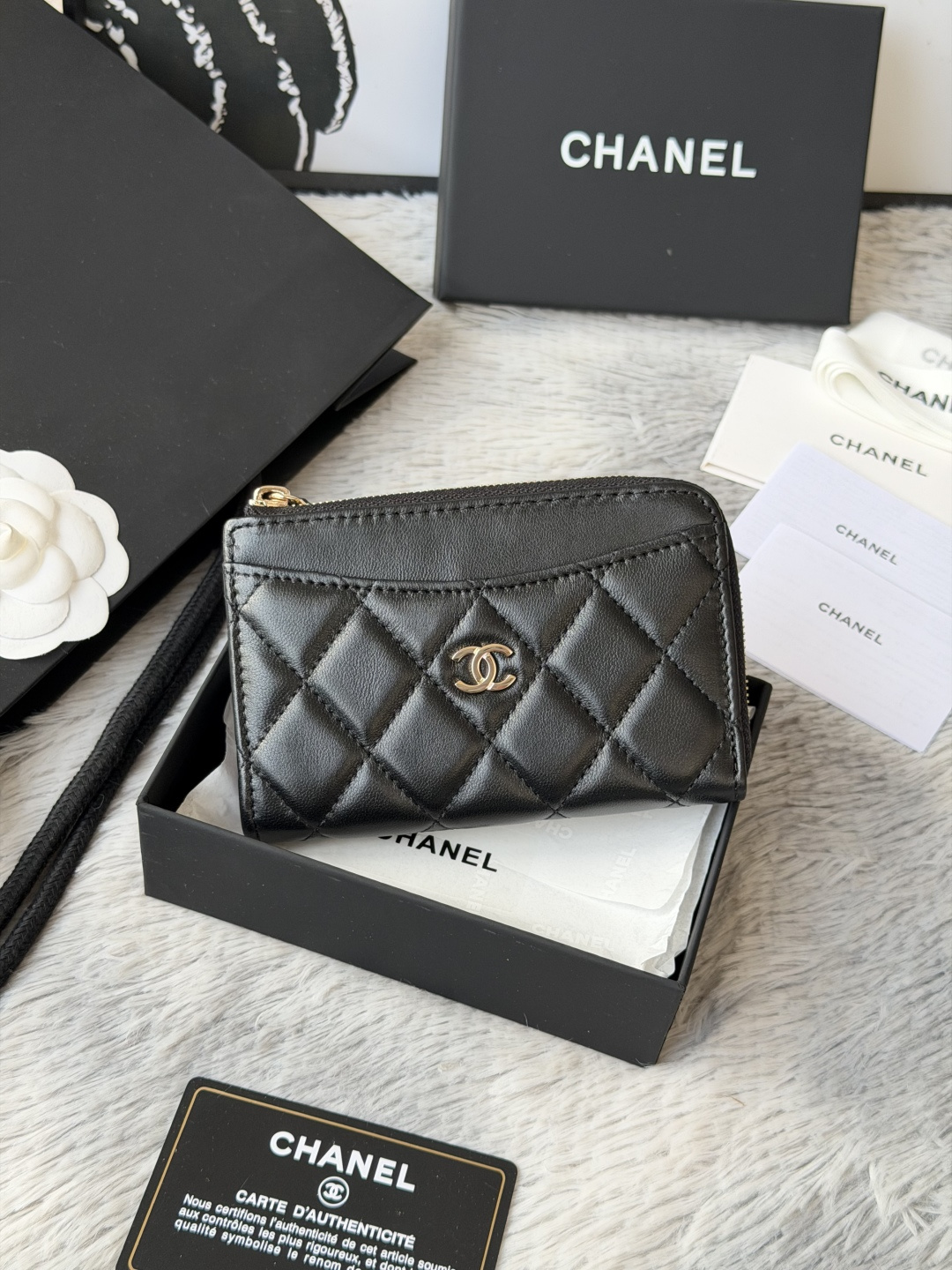 Chanel CHANEL 7字型单拉卡包