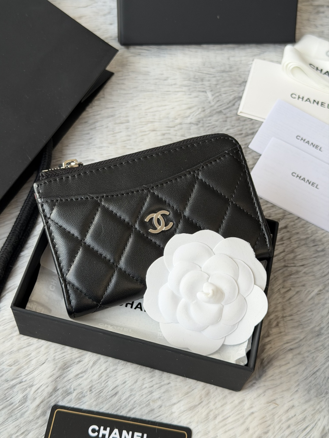 Chanel CHANEL 7字型单拉卡包