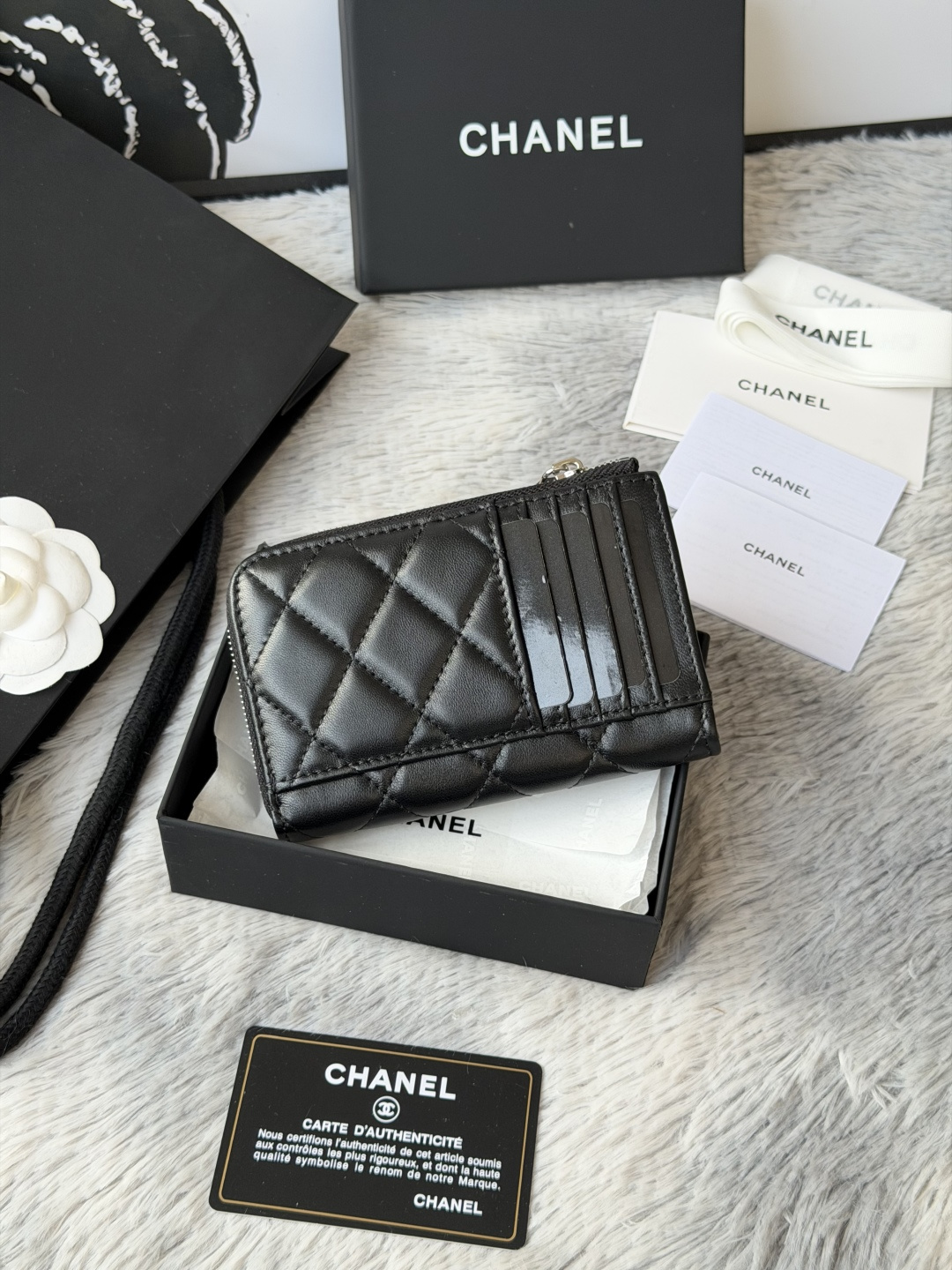 Chanel CHANEL 7字型单拉卡包