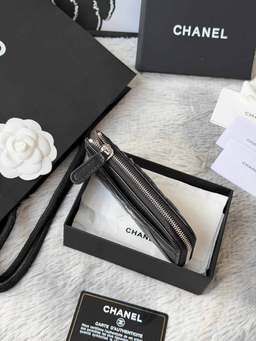 Chanel CHANEL 7字型单拉卡包
