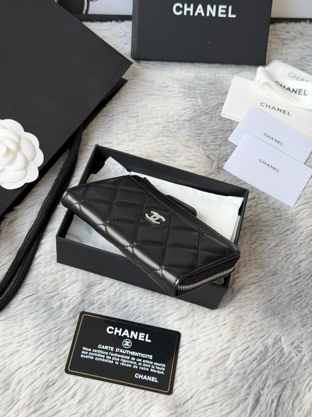 Chanel CHANEL 7字型单拉卡包