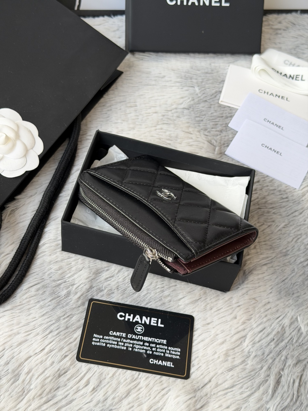 Chanel CHANEL 7字型单拉卡包
