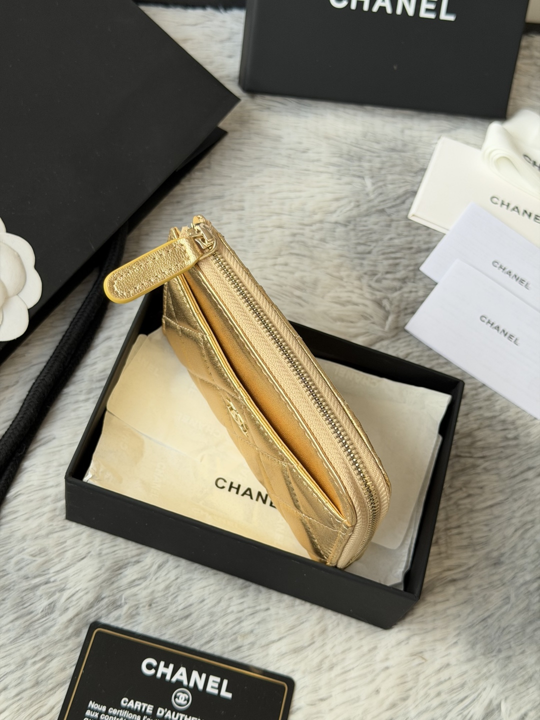 Chanel CHANEL 7字型单拉卡包
