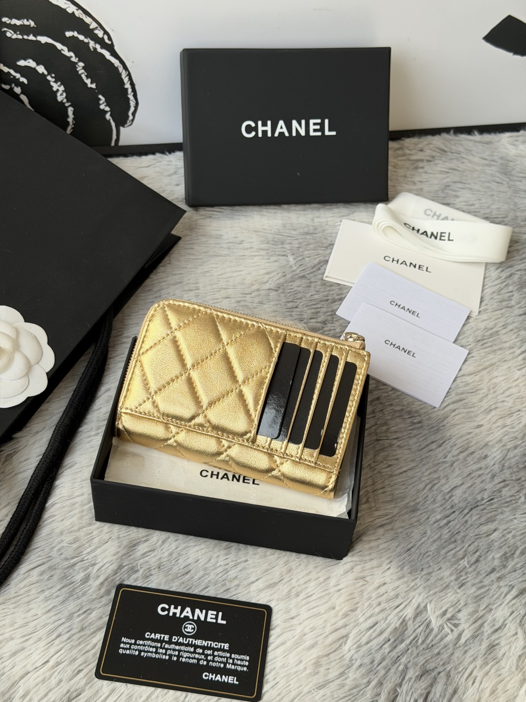 Chanel CHANEL 7字型单拉卡包