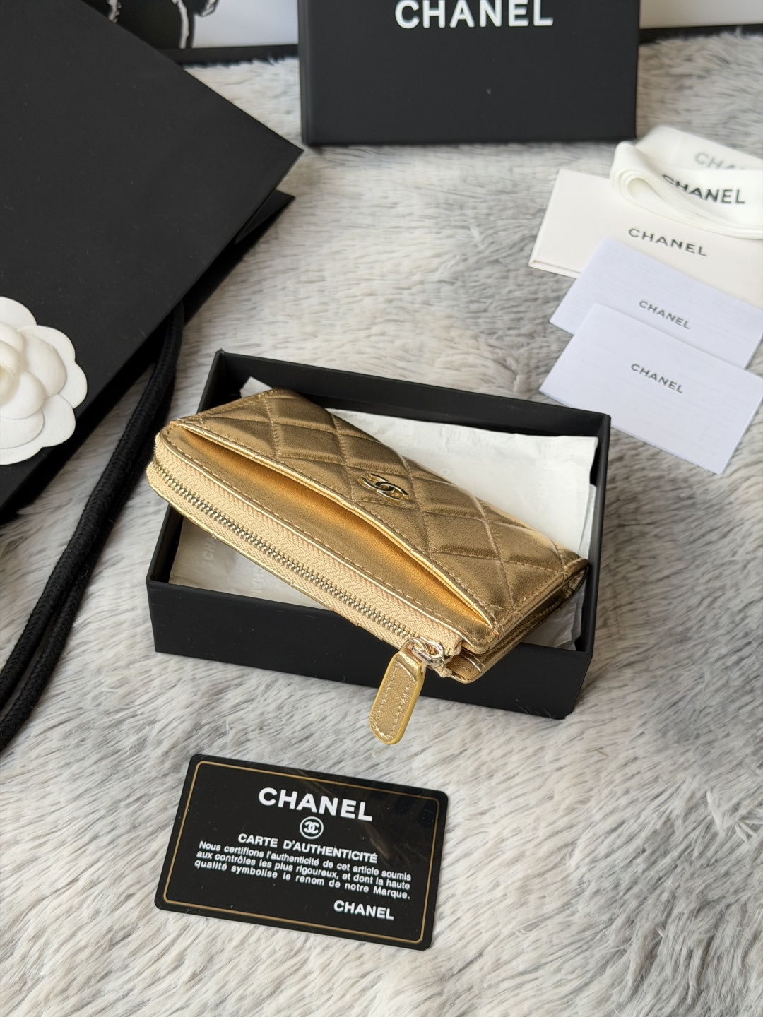Chanel CHANEL 7字型单拉卡包